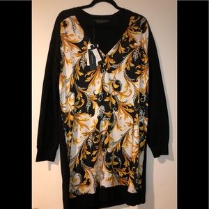 Versace Long Sleeve dress.